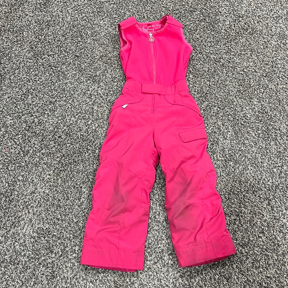 Spyder Kids Pink Snow Bib